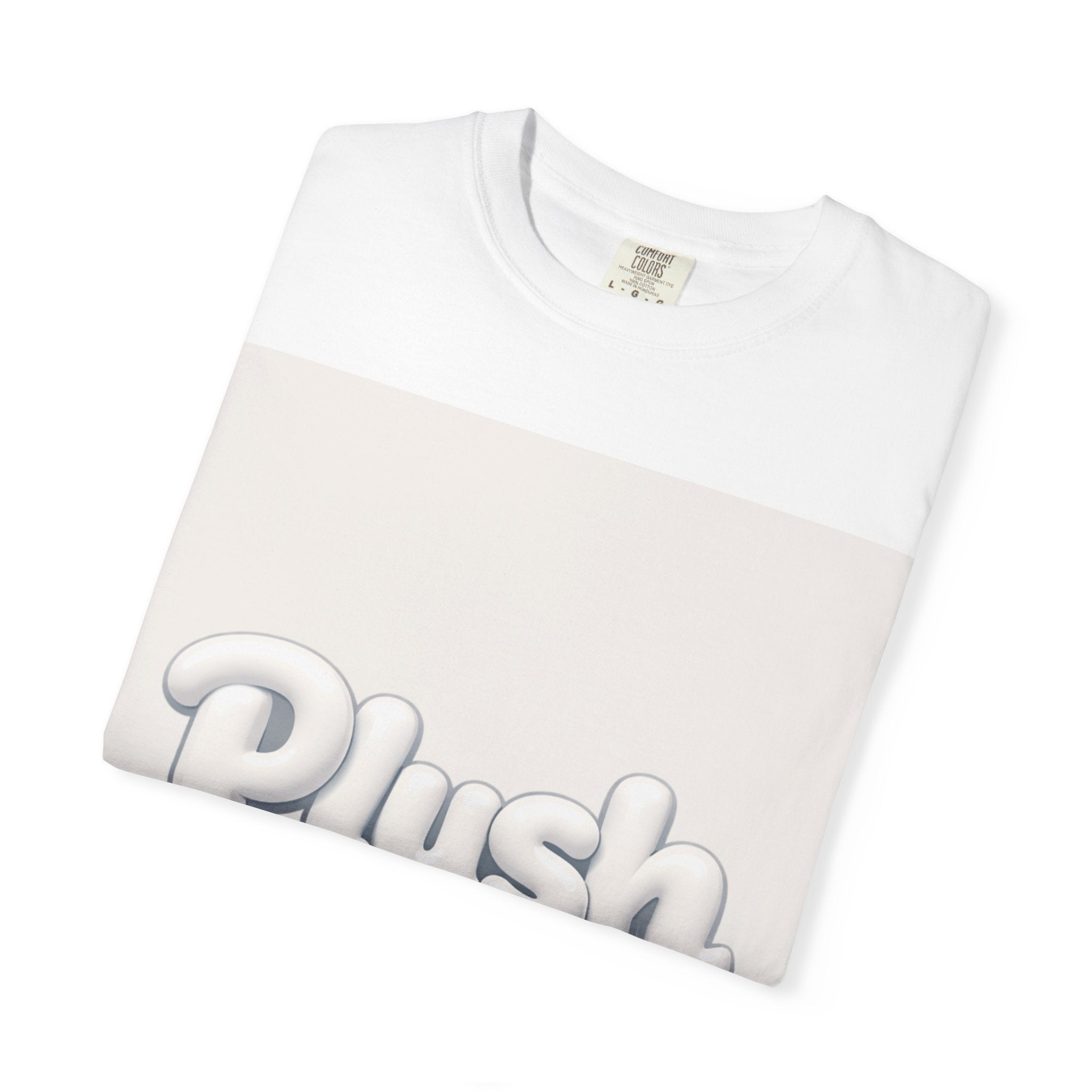 Plush Bubble Text T-Shirt