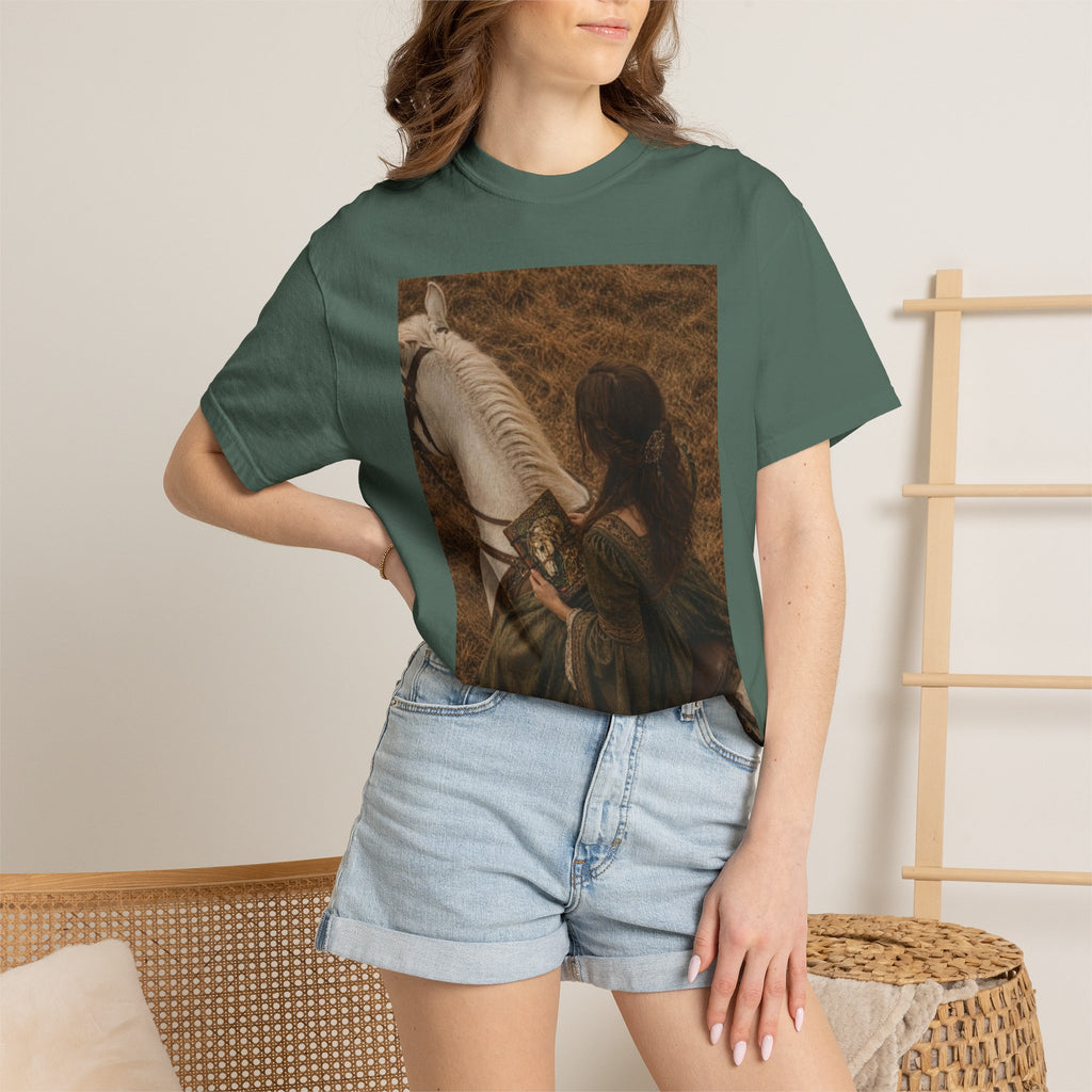 Vintage Romantic Horsewoman T-Shirt