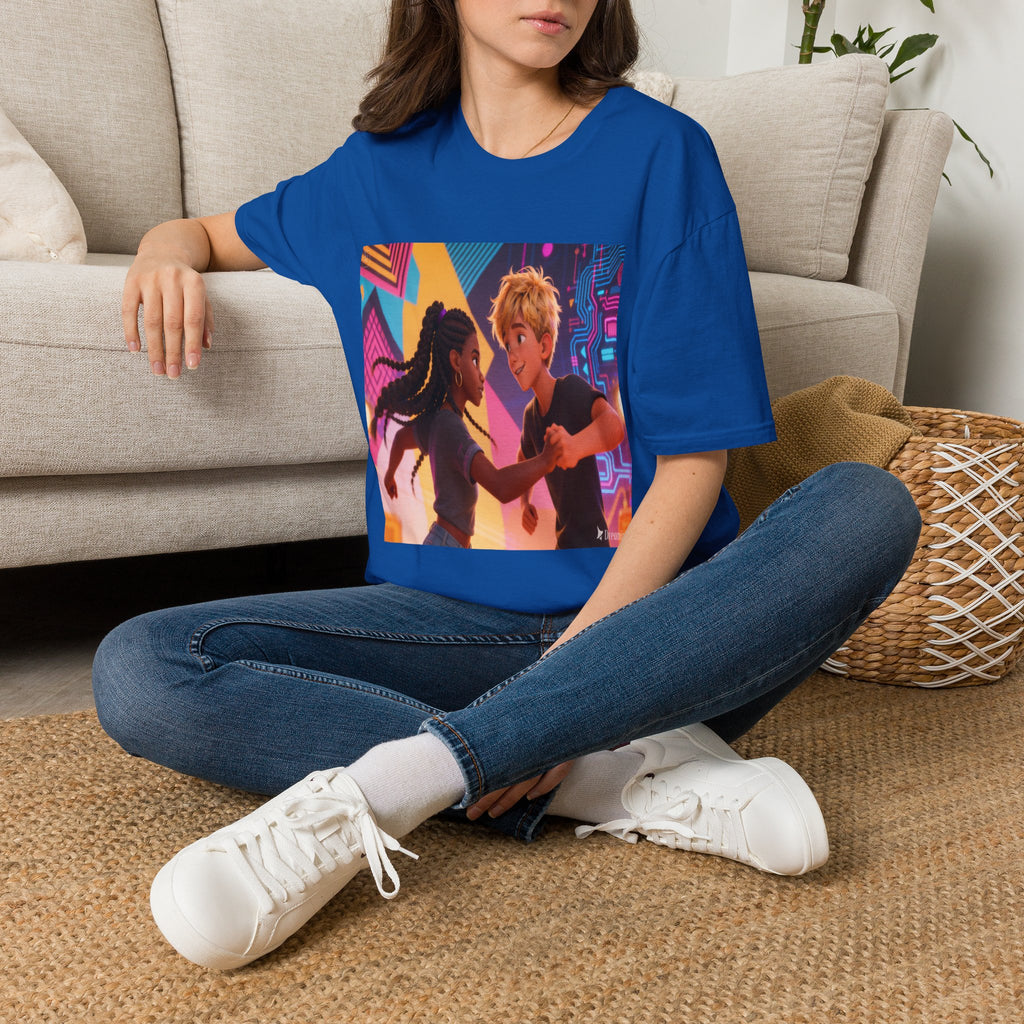 Graphic T-Shirt — Colorful Dance Scene Print