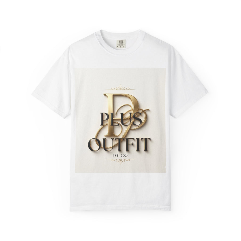 D Plus Outfit Gold Monogram T-Shirt
