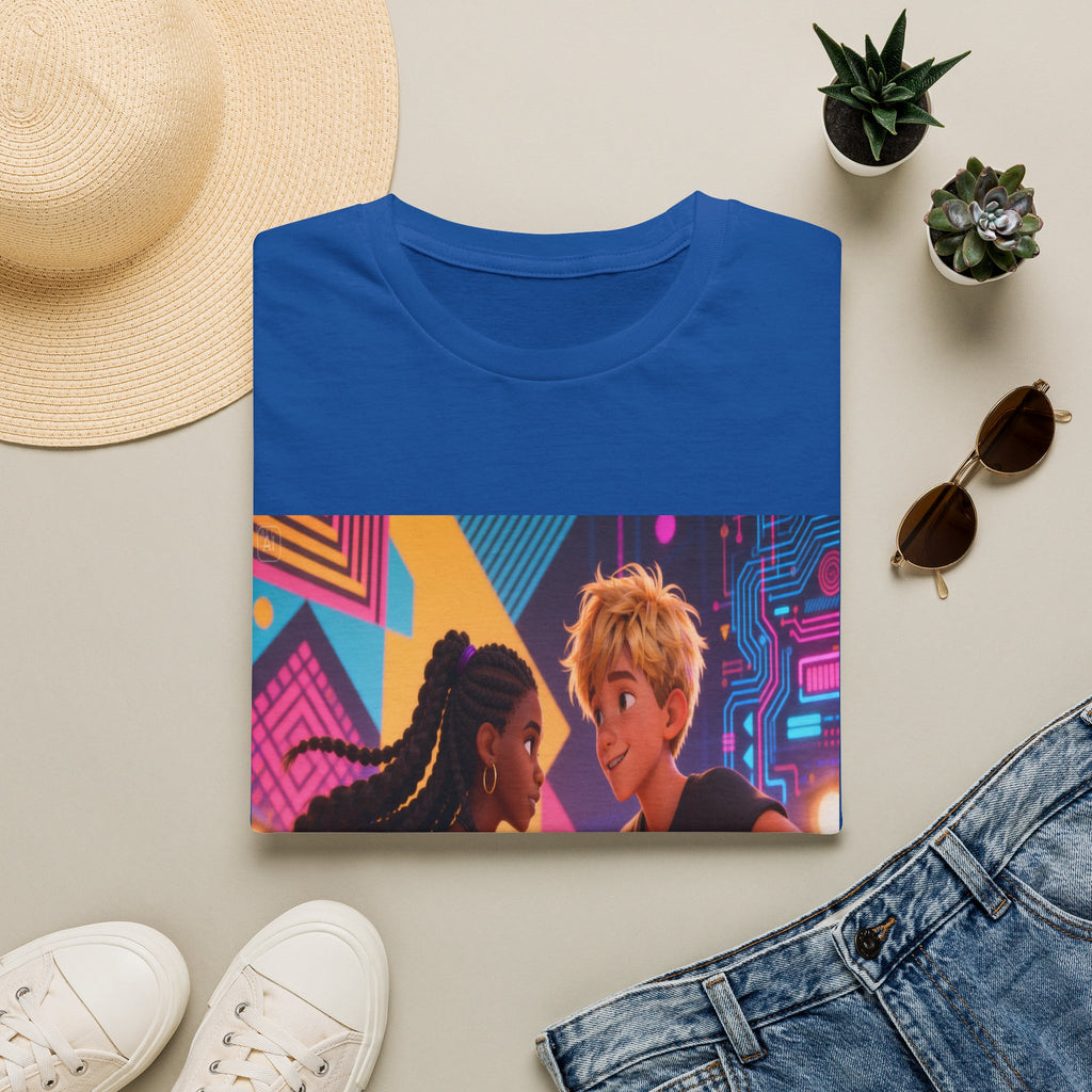 Graphic T-Shirt — Colorful Dance Scene Print