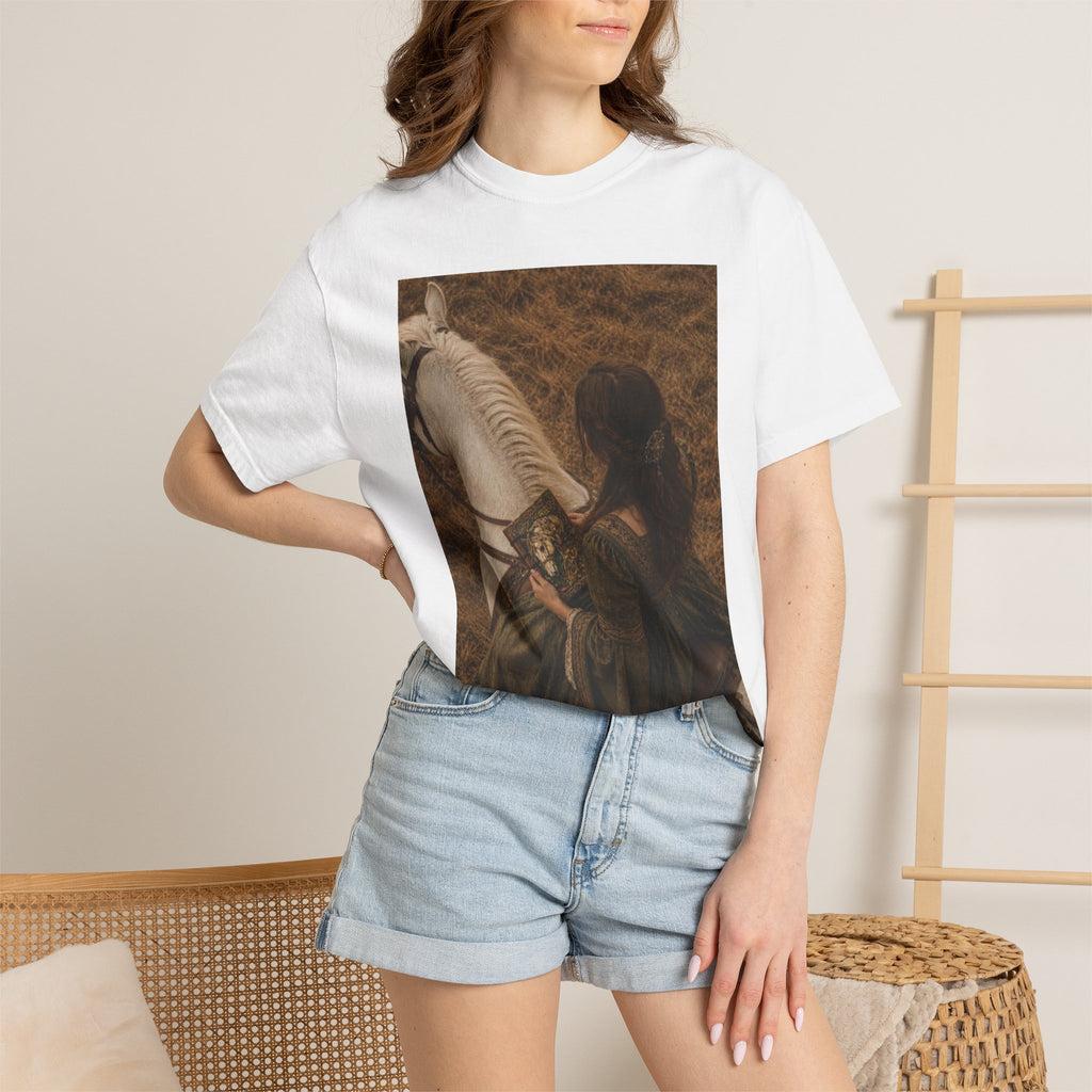 Vintage Romantic Horsewoman T-Shirt