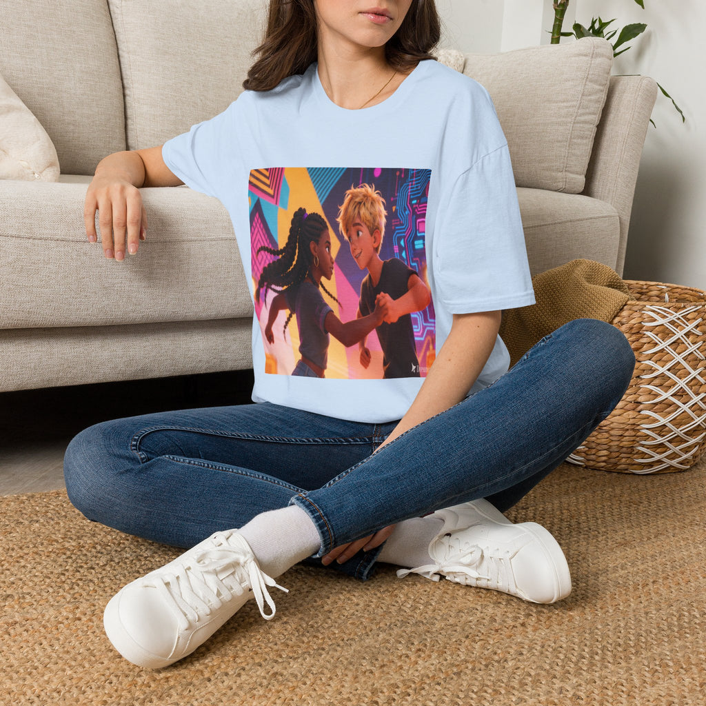 Graphic T-Shirt — Colorful Dance Scene Print
