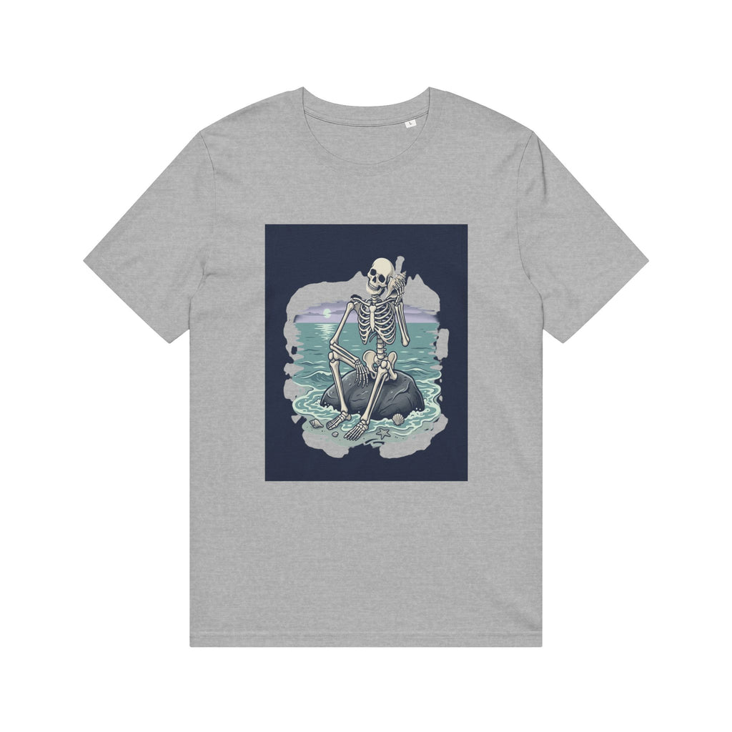 Skeleton Kayak T-Shirt — Coastal Goth Surf Skull Tee