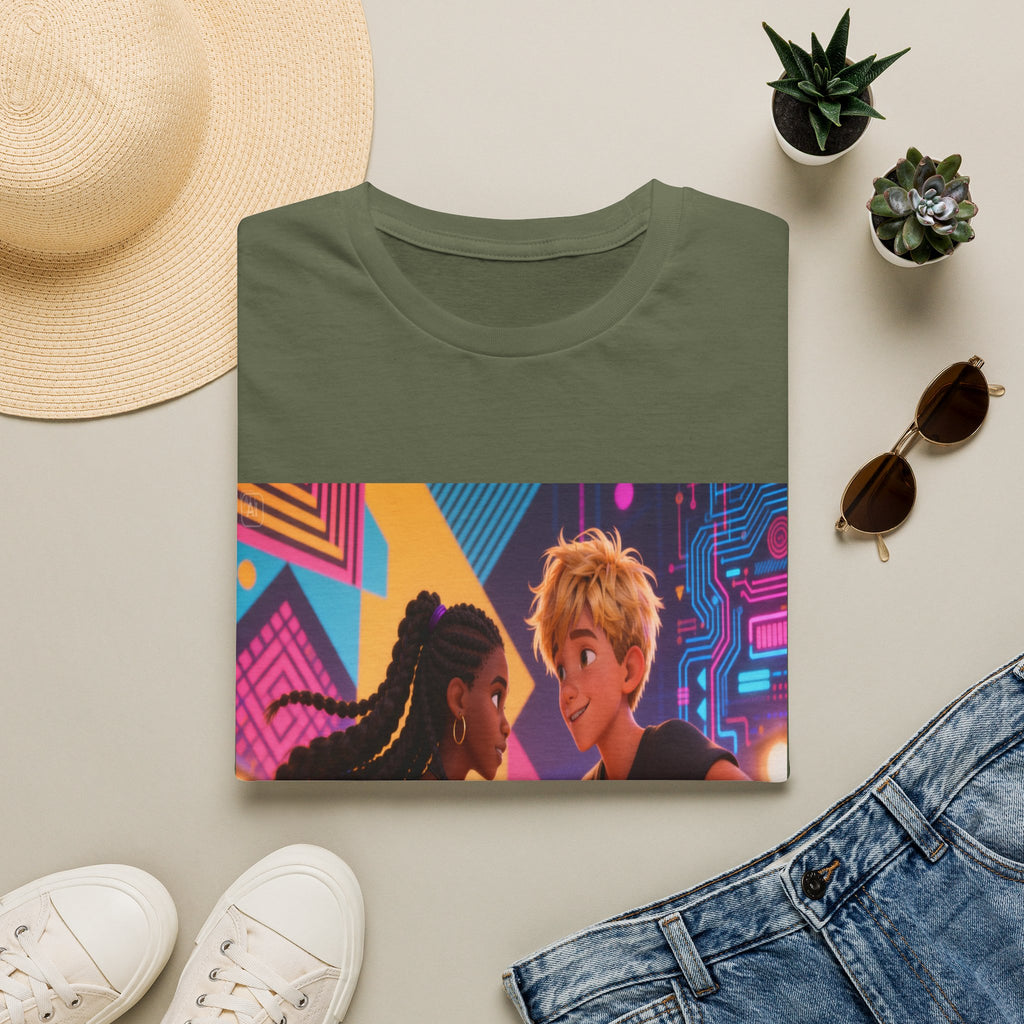Graphic T-Shirt — Colorful Dance Scene Print