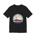 Stars & Stripes Road Trip Sweatshirt, Vintage USA Red White Blue Crewneck, American Travel Sweater, Patriotic Gift, Retro USA Sweatshirt, 4th of July Gift