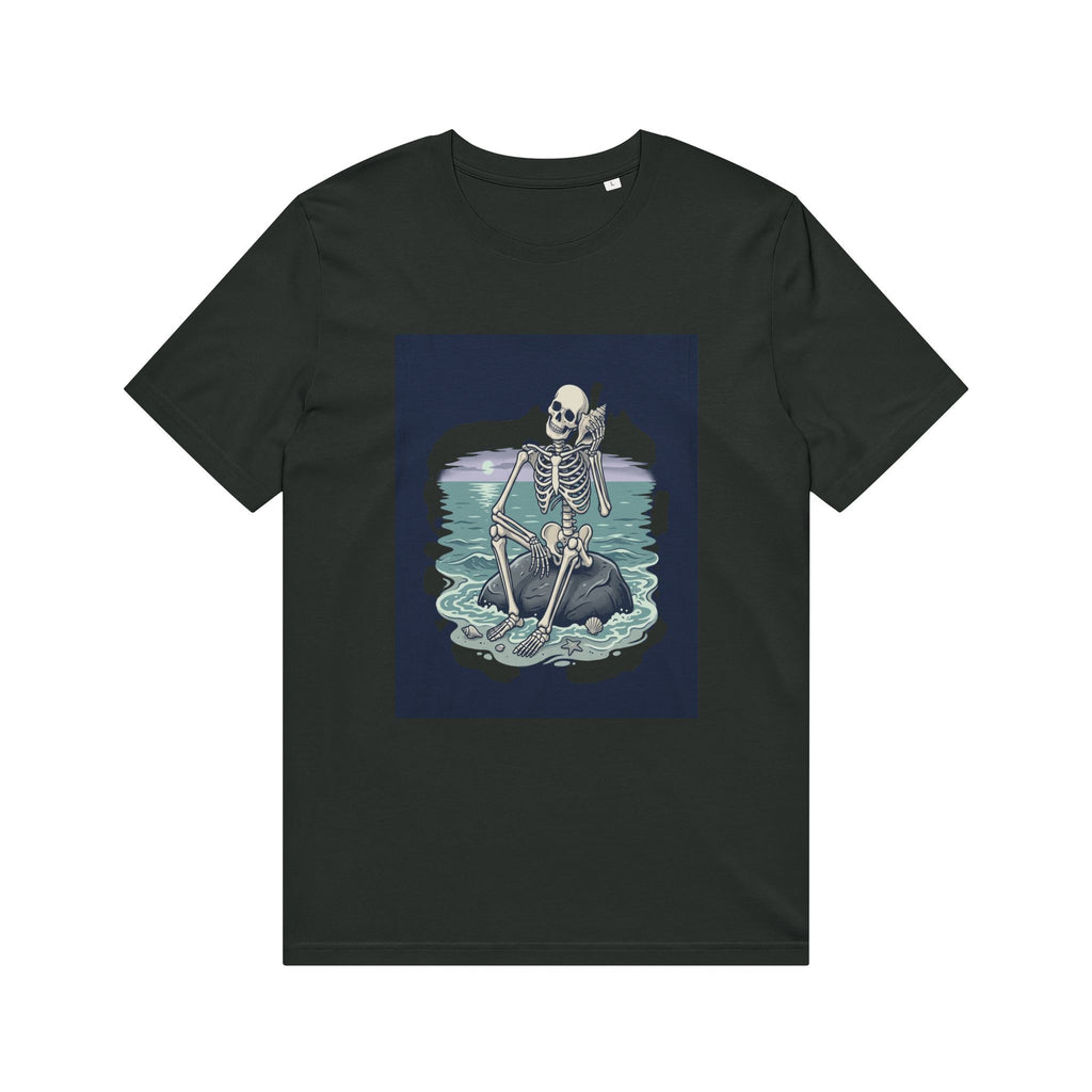Skeleton Kayak T-Shirt — Coastal Goth Surf Skull Tee