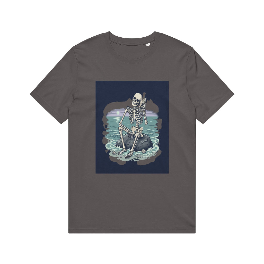 Skeleton Kayak T-Shirt — Coastal Goth Surf Skull Tee