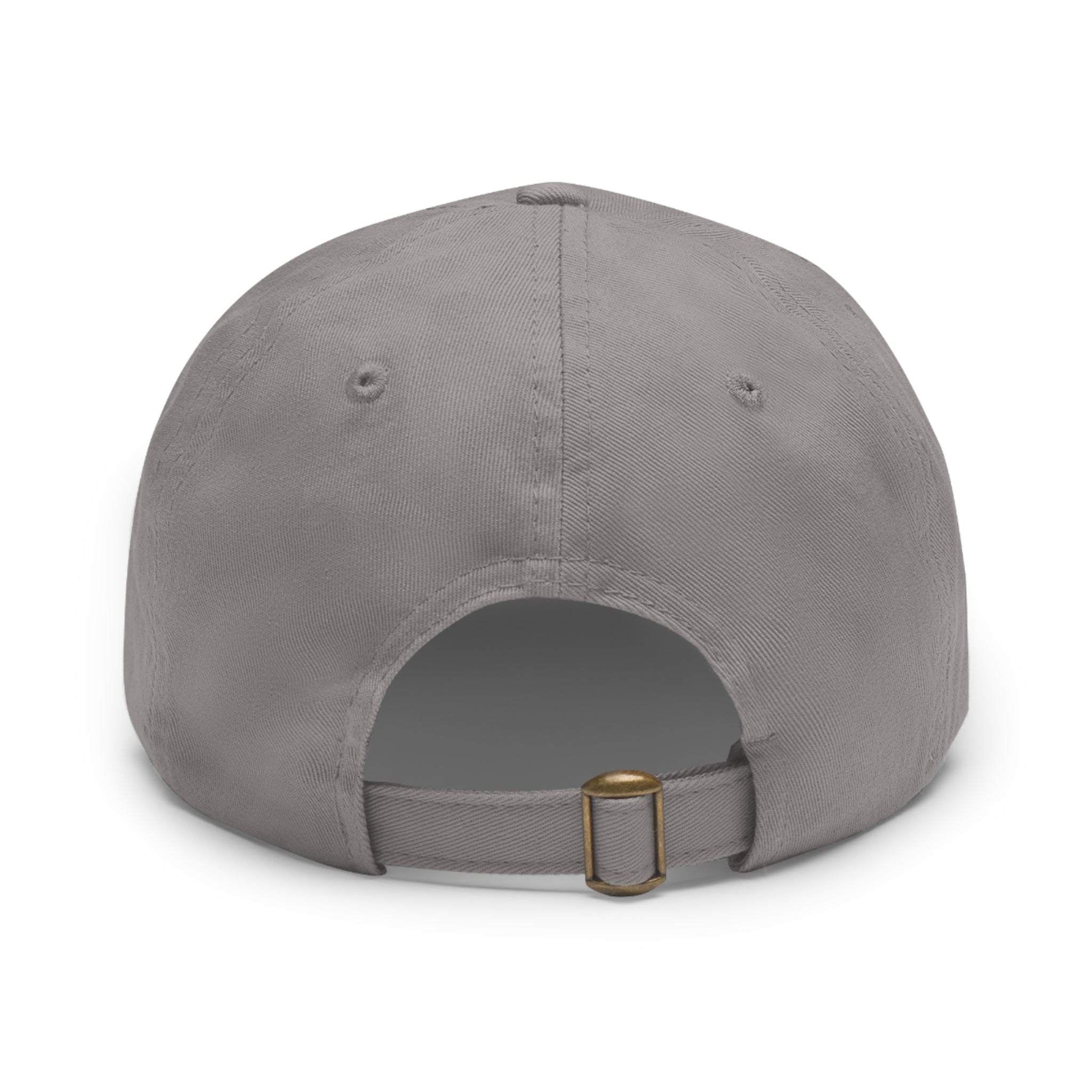 Handmade Herbs Dad Hat — Round Leather Patch Gardening Cap