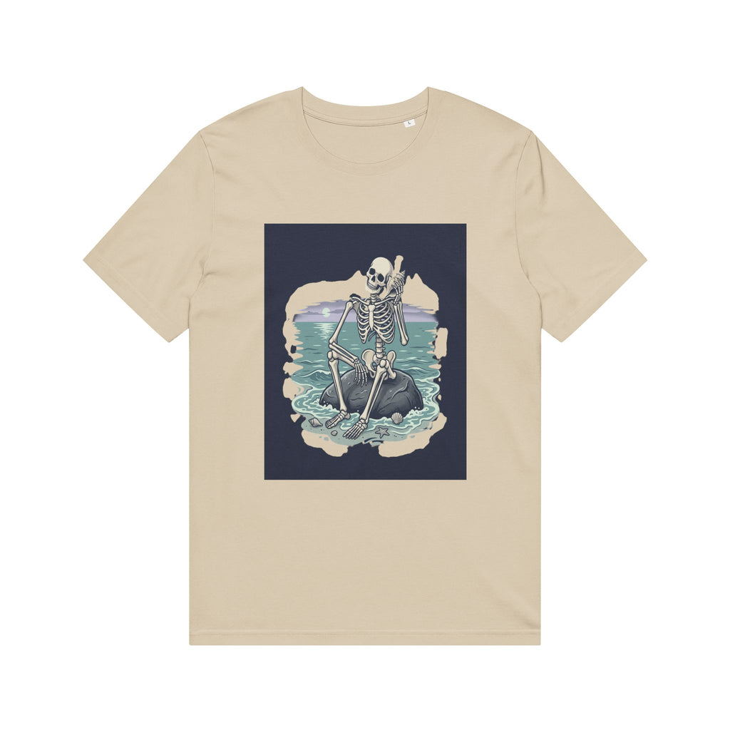 Skeleton Kayak T-Shirt — Coastal Goth Surf Skull Tee