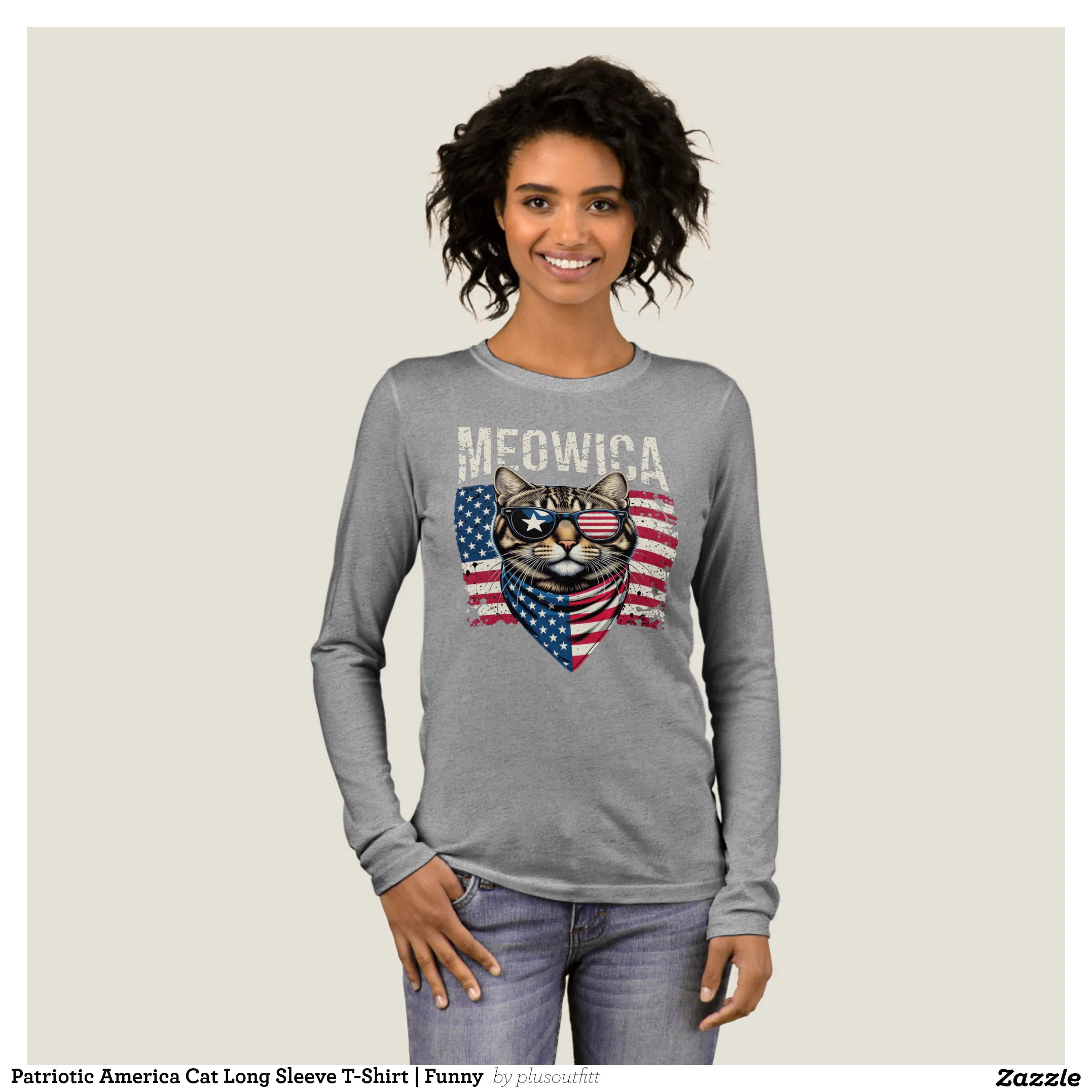Meowica Patriotic Cat T-Shirt