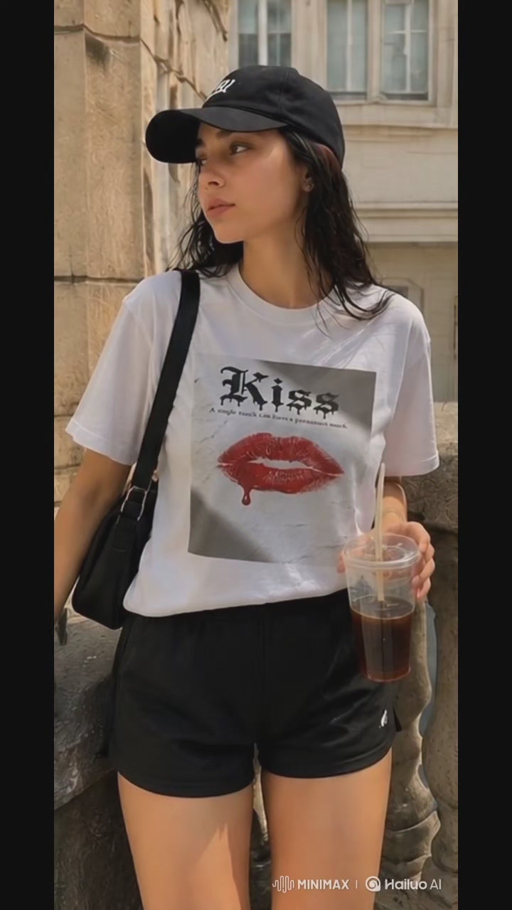 T shirt  kiss